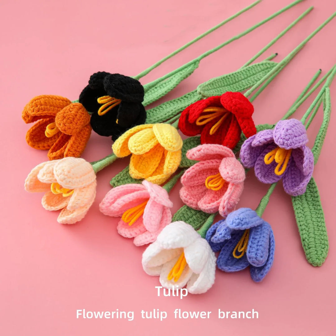 Moni Knit Tulips Party Decor Flower