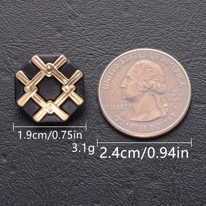 5 PC / Emoais Metal Buttons