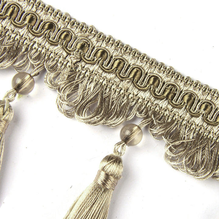 6 YARDS / Lucia Beaded Tassel Fringe Trim