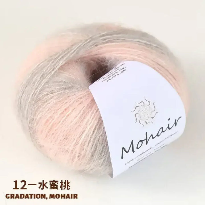5PC / Gradient Mohair Yarn