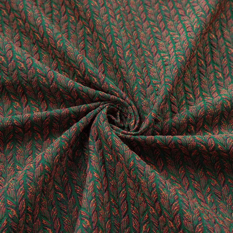 Byron Retro Geometric Pattern Elastic Jacquard