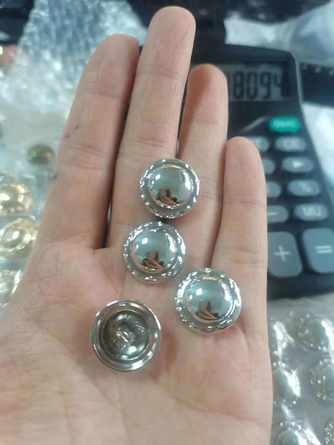 Ryman Buttons 10 PC / Bryson Metal Buttons – Classic Modern Fabrics