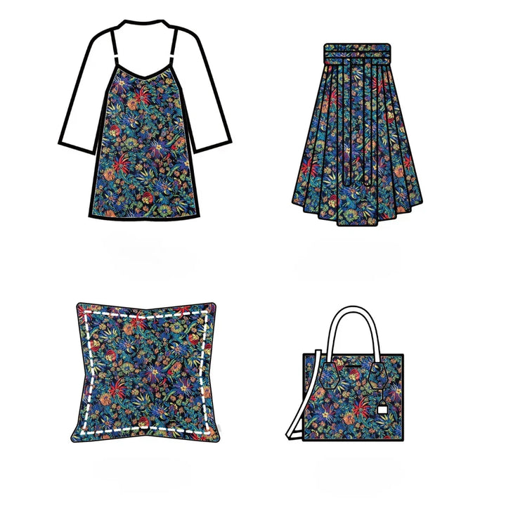 Goni Floral Jacquard Fabric