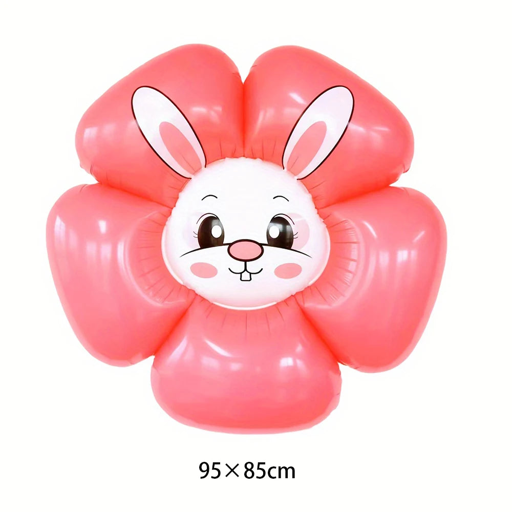 Inflatable Easter Rabbit Balloon Party Decor Supplies