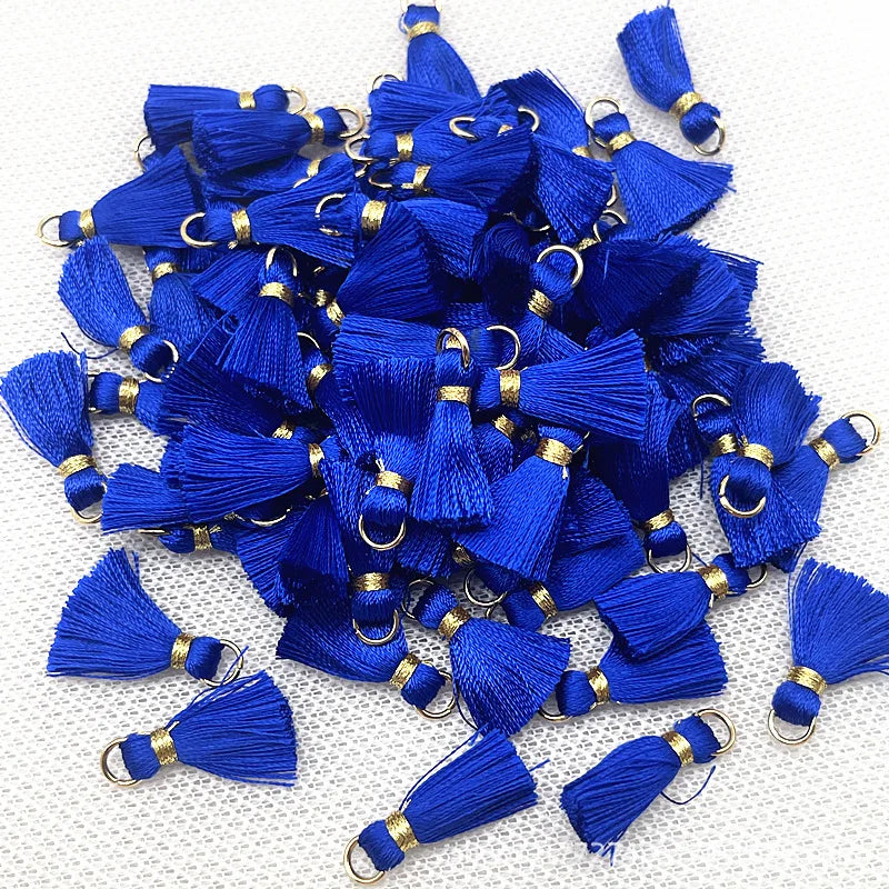 50 PC Mireau 20mm Mini Metal Hanging Ring Tassel