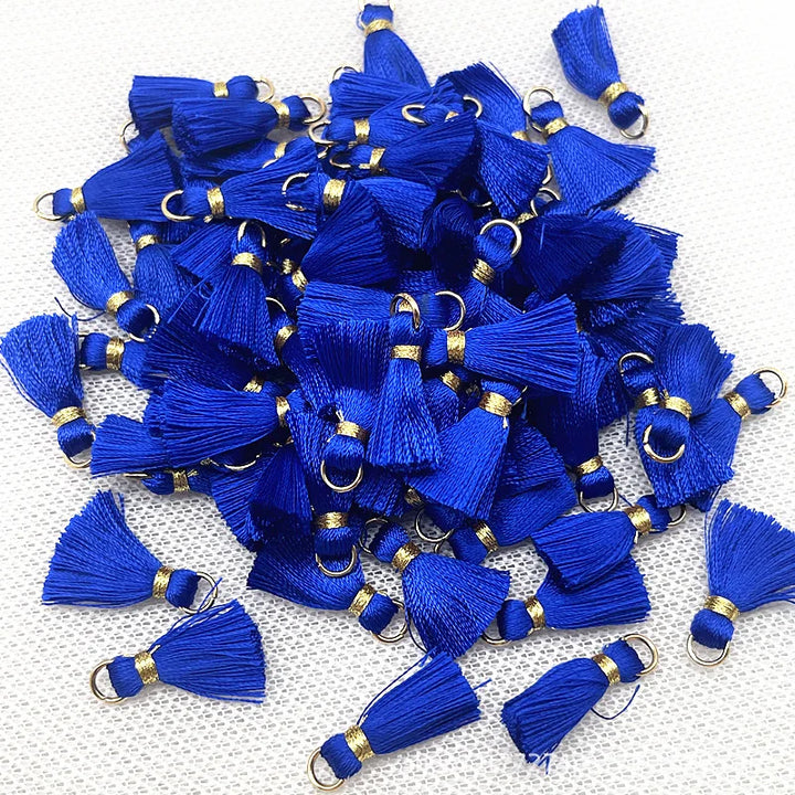 50 PC Mireau 20mm Mini Metal Hanging Ring Tassel