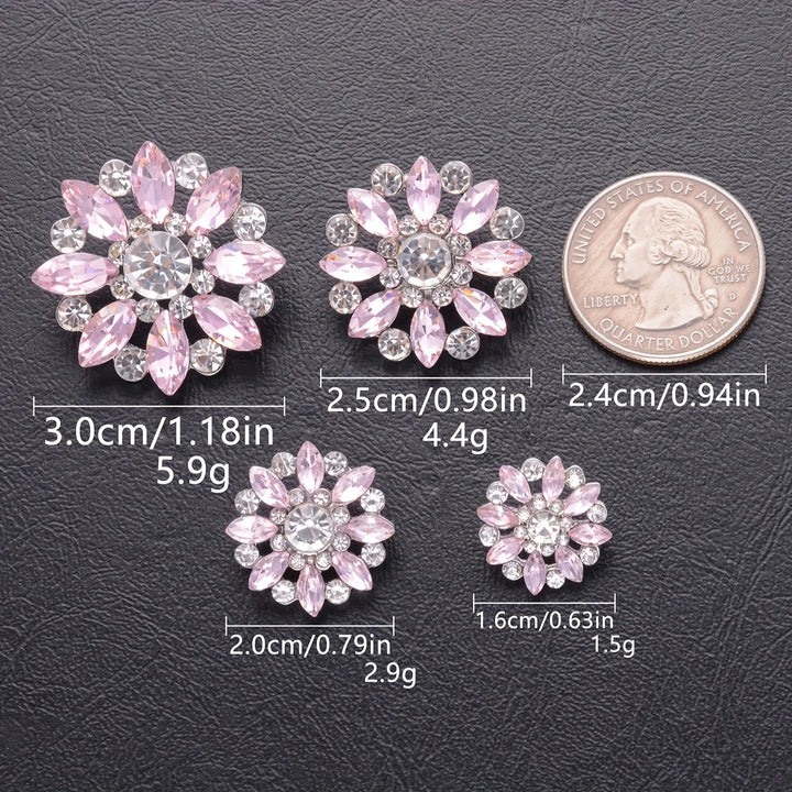 5 PC / Esoic Rhinestone Buttons