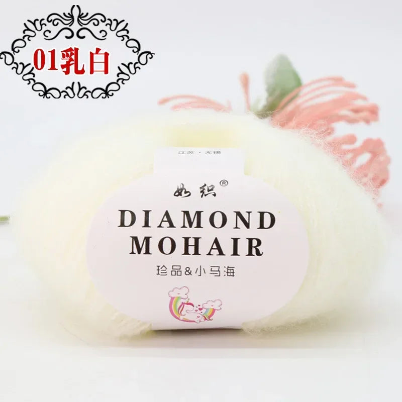 25g Mohair Wool Blended Yarn