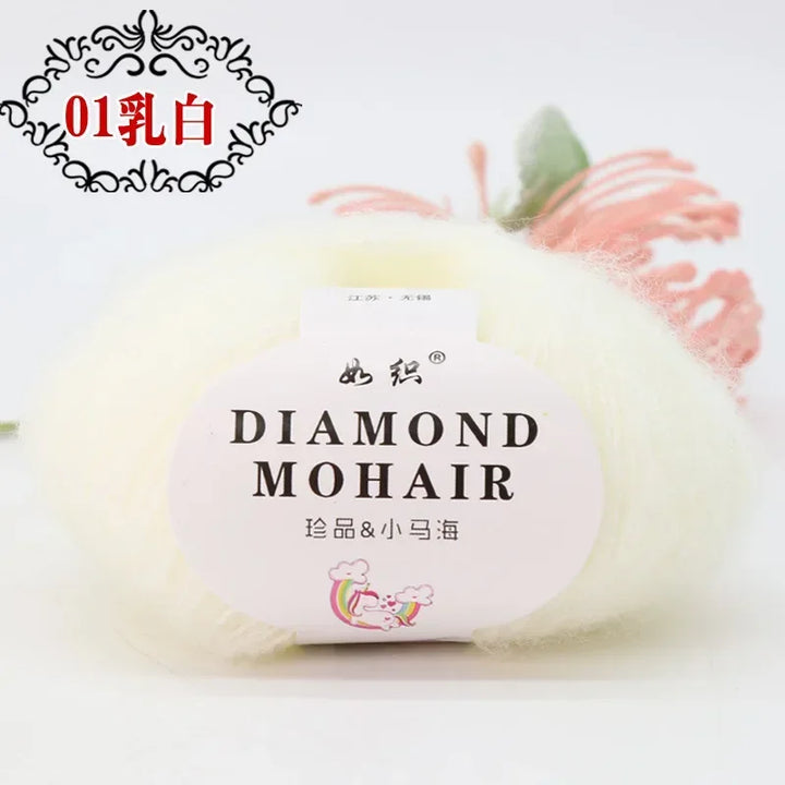 25g Mohair Wool Blended Yarn