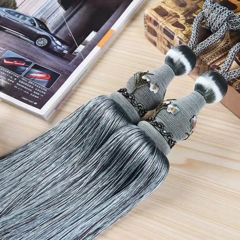 2 PC Curtain Tassel Tiebacks