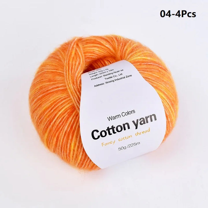 50g Soft Cotton Blended Crochet Yarn