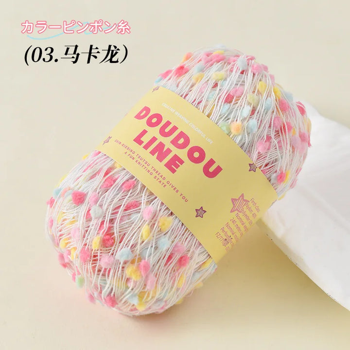50g Handmade Woven Mixed Knitting Yarn