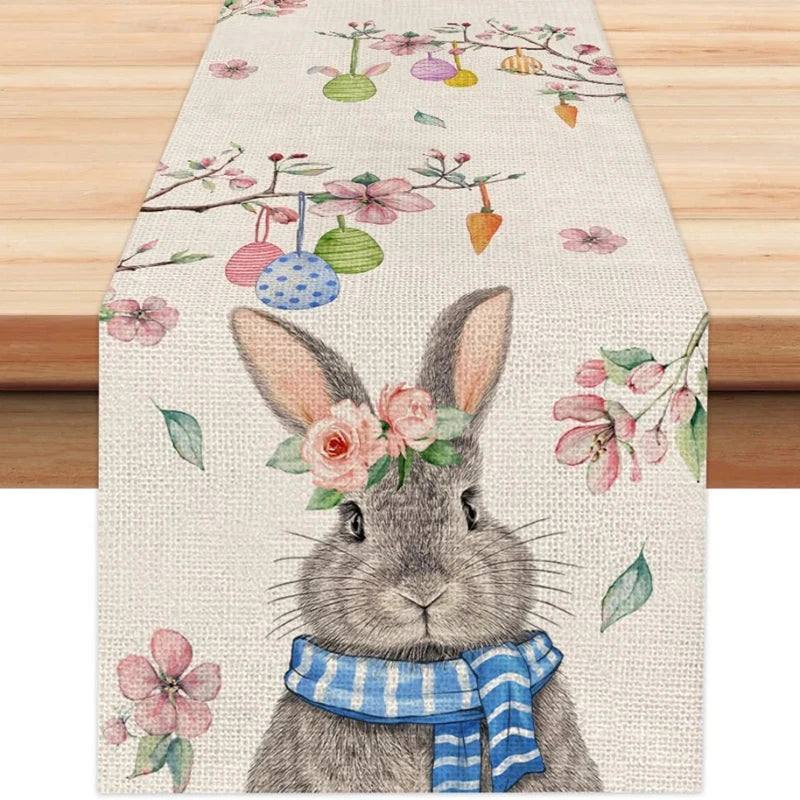 Easter Large Rabbit Table Runner