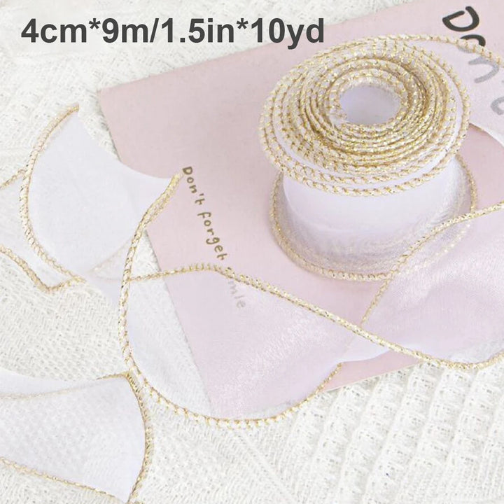 10 Yards / Chiffon Organza Decoration Ribbon