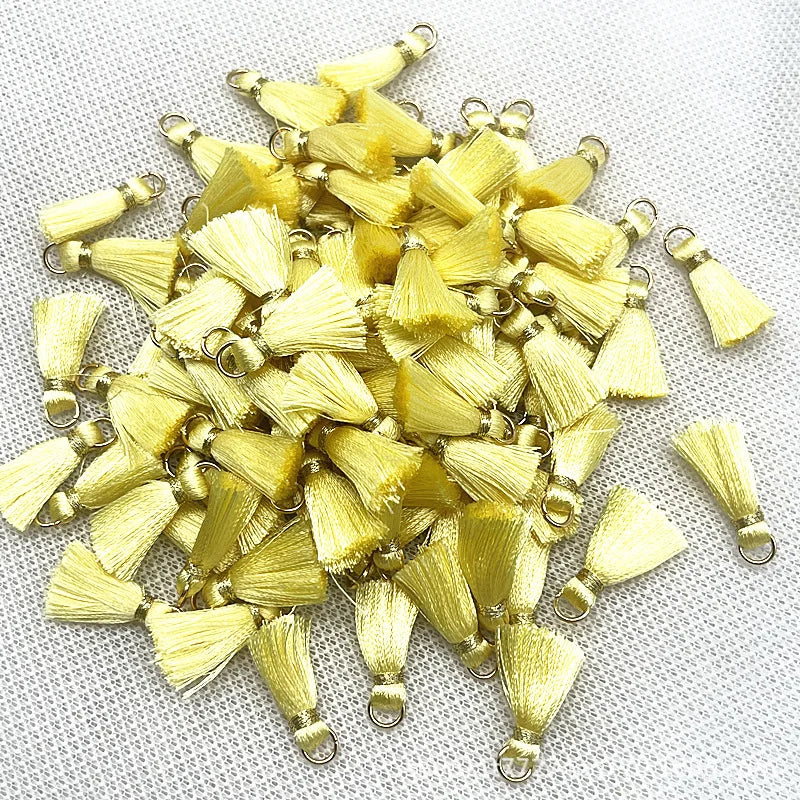 50 PC Mireau 20mm Mini Metal Hanging Ring Tassel