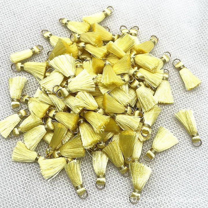 50 PC Mireau 20mm Mini Metal Hanging Ring Tassel