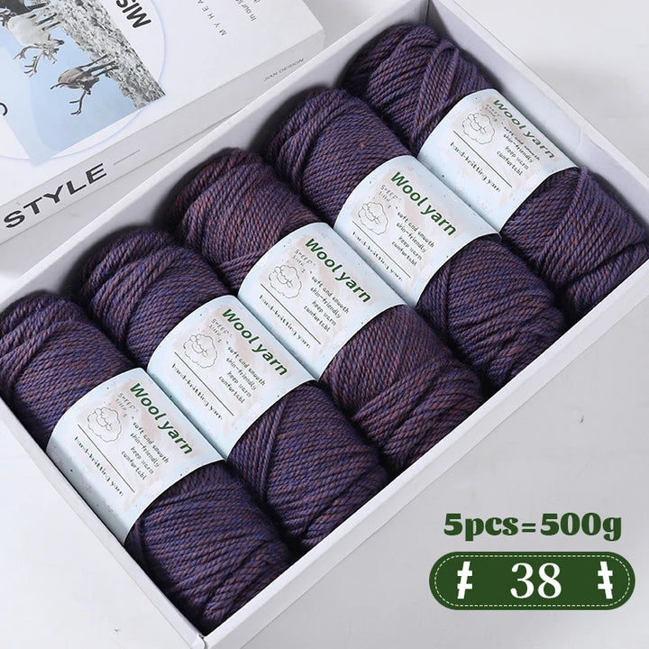 500g Gradient Color Rainbow Yarn