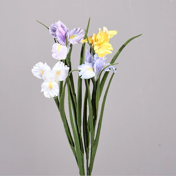 Clara 27 inch Faux Iris Flower