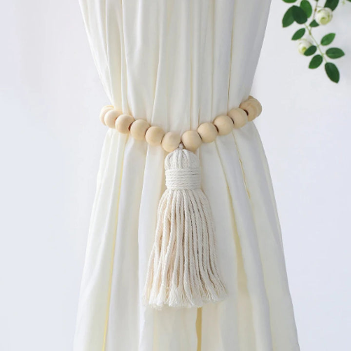 Moriel Bohemian Style Hand-woven Curtain Tie