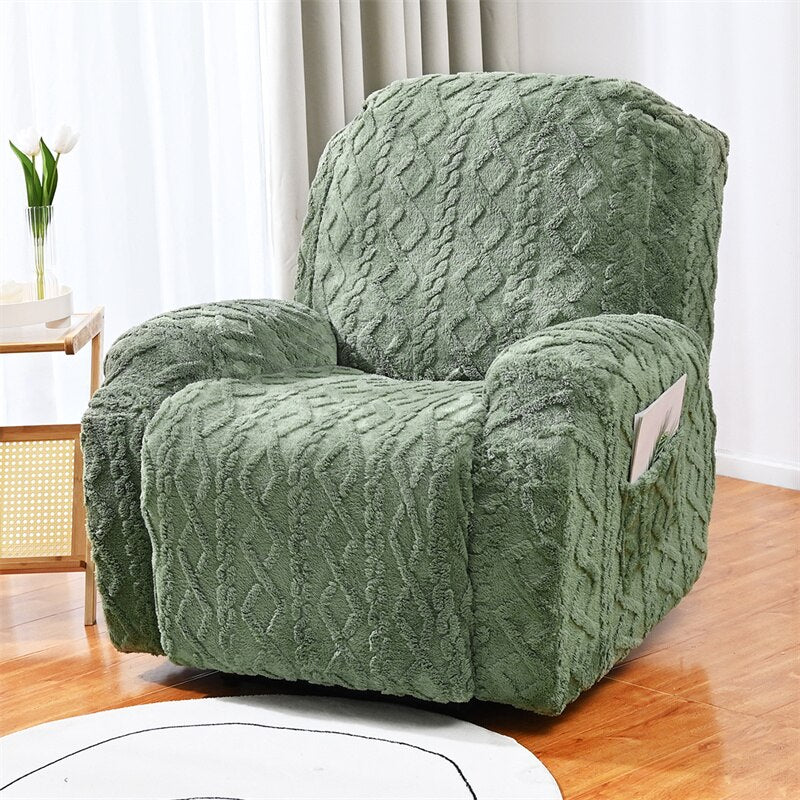 4 COLORS / 2 SIZES / Quilted Armchair Recliner Cover Couch Protector Sofa Throw For Couches Sectional Slipcover