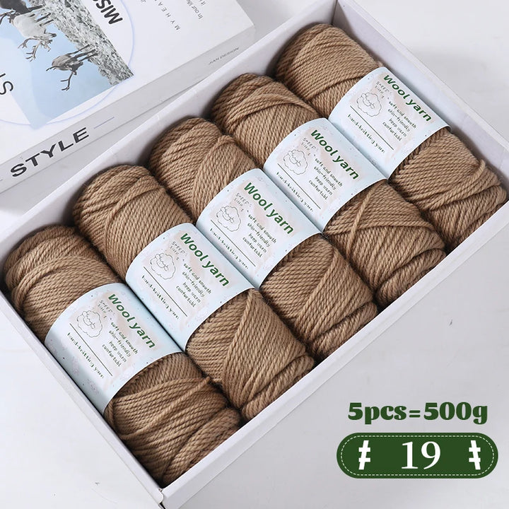 500g Gradient Color Rainbow Yarn