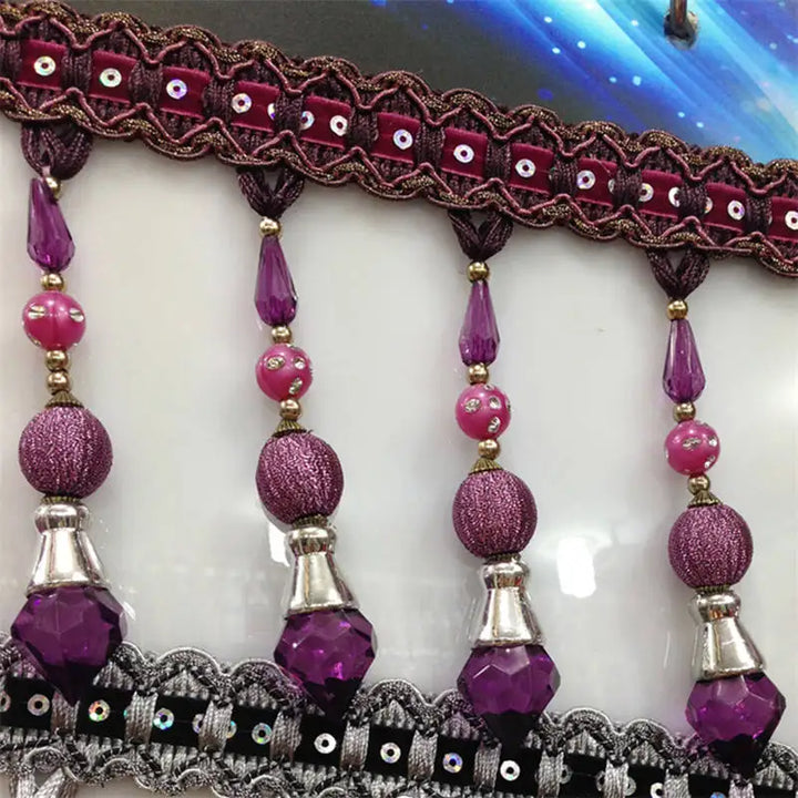 Fregrich Beaded Tassel Fringe Trim