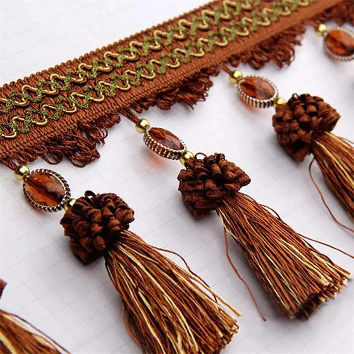 Mito Beaded Tassel Fringe Trim