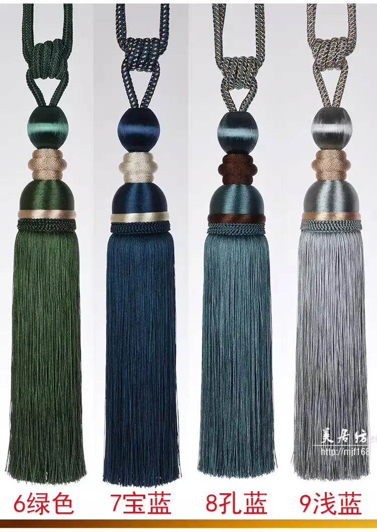 2 PC Noriel Curtain Tassel Tiebacks