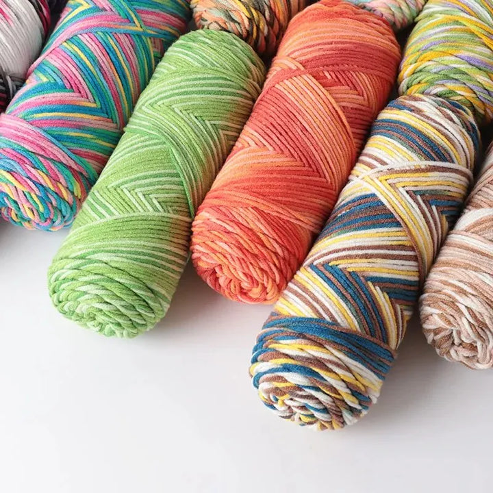 2 PC / Multicolor Acrylic Sweater Yarn