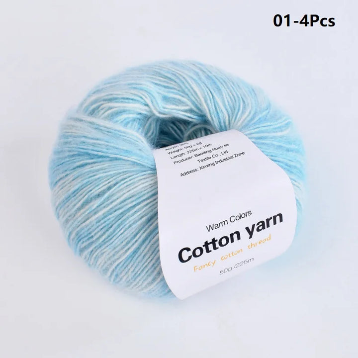 50g Soft Cotton Blended Crochet Yarn