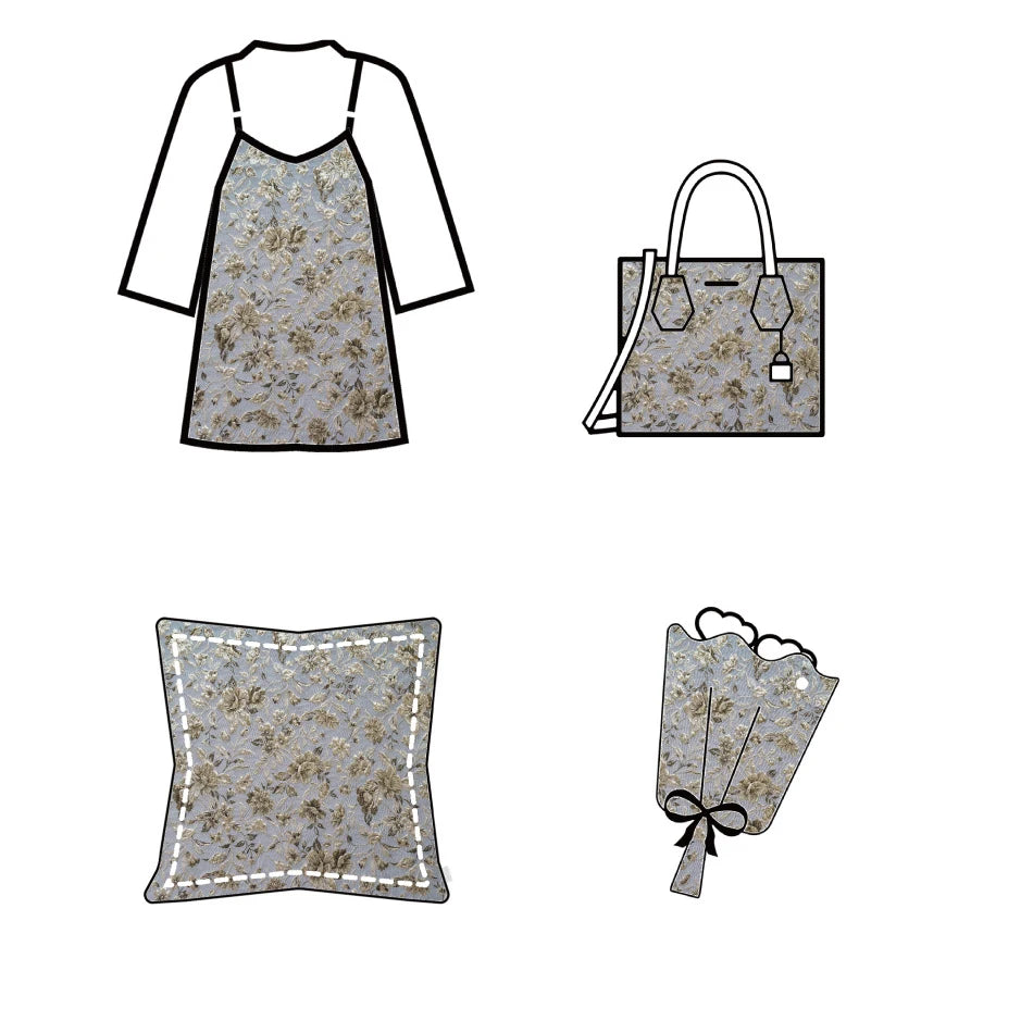 Lilo Floral Woven Jacquard Fabric