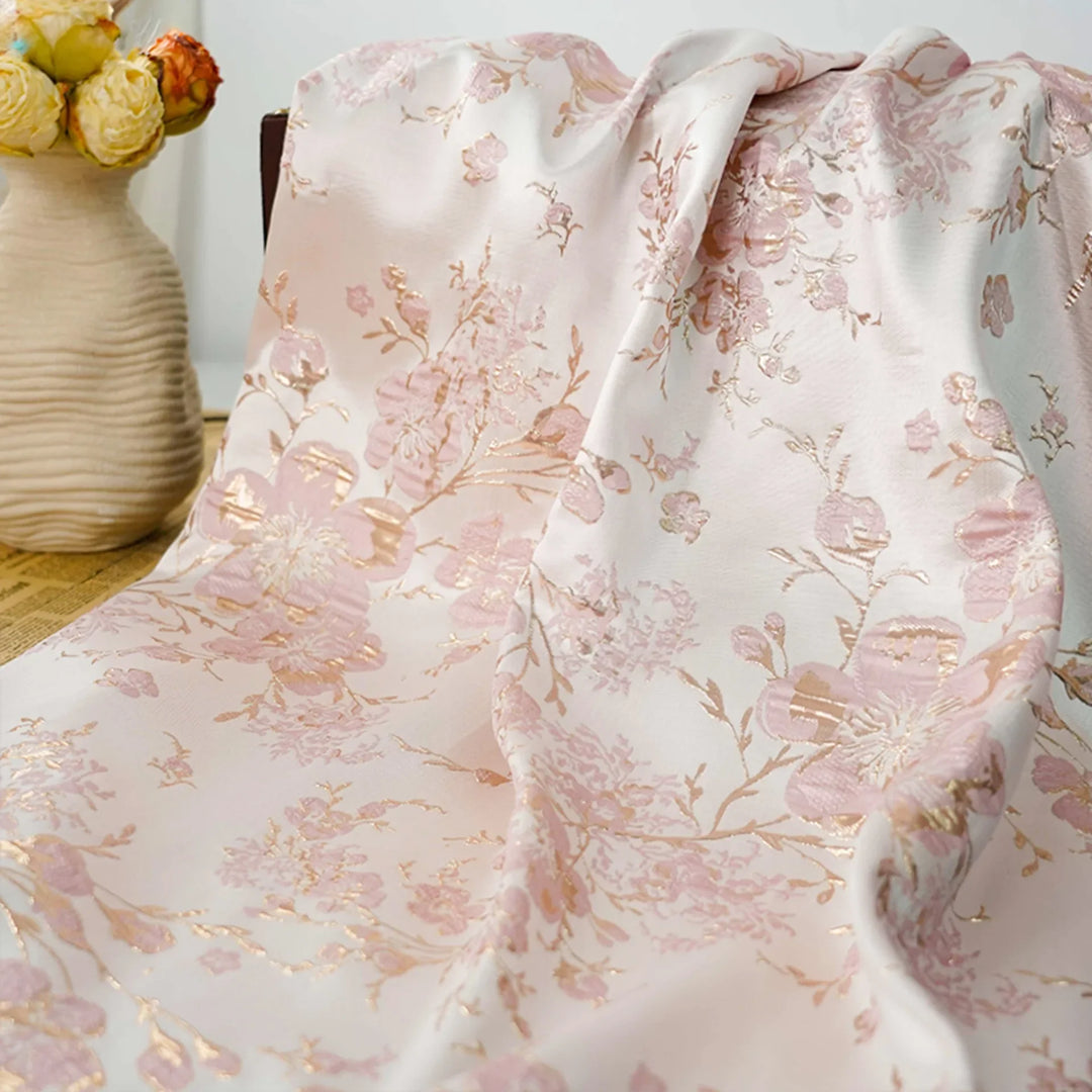 Blanca 3D Floral Jacquard Fabric