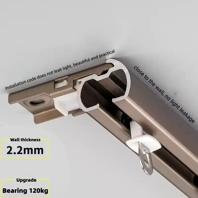 Monorail Aluminum Curtain Drapery Track
