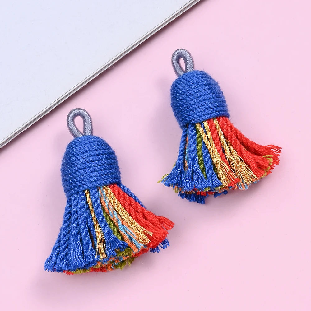 2 PC Nivelle Multicolor Tassel