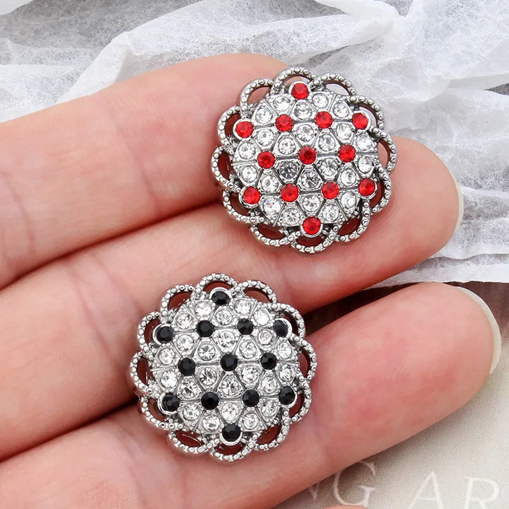 6 PC / Hisoda Rhinestone Buttons