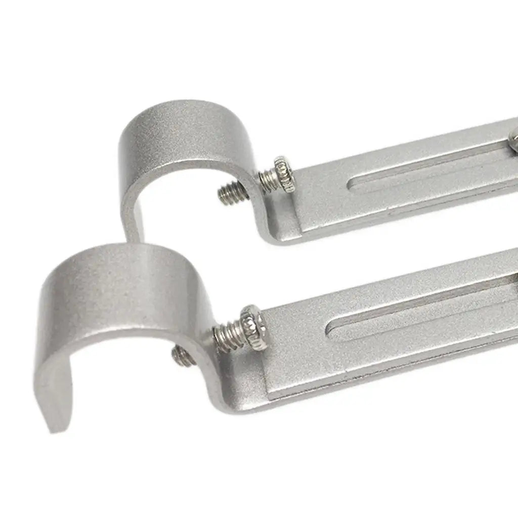 2 PC / Metal Drapery Curtain Rod Wall Bracket