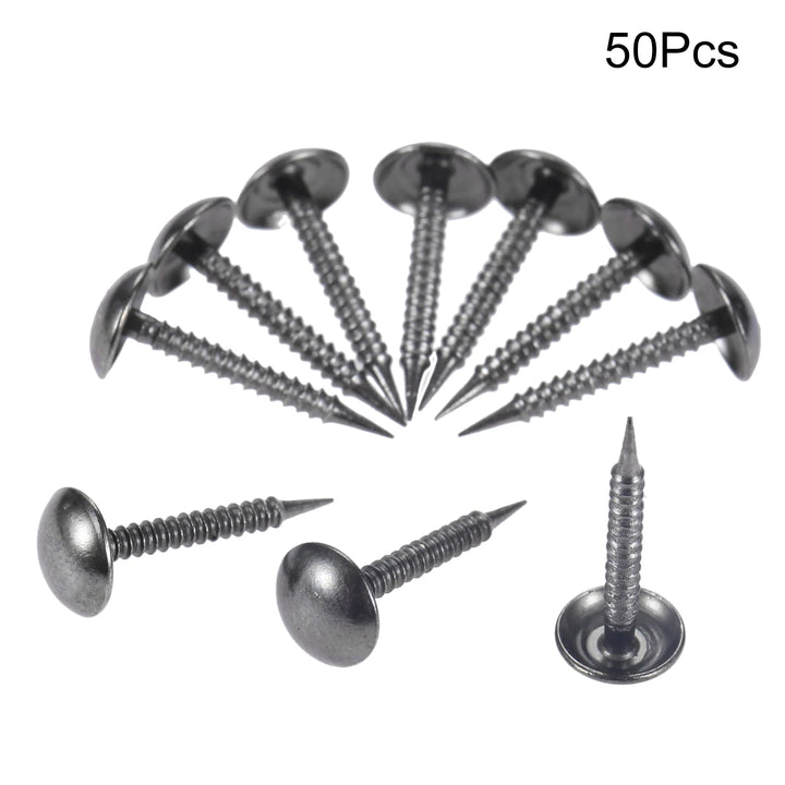 50pcUpholstery Nails Sliver/Black 8*20mm