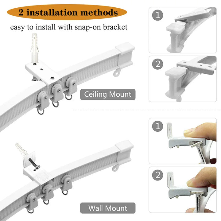 Bendable PVC Curtain Track