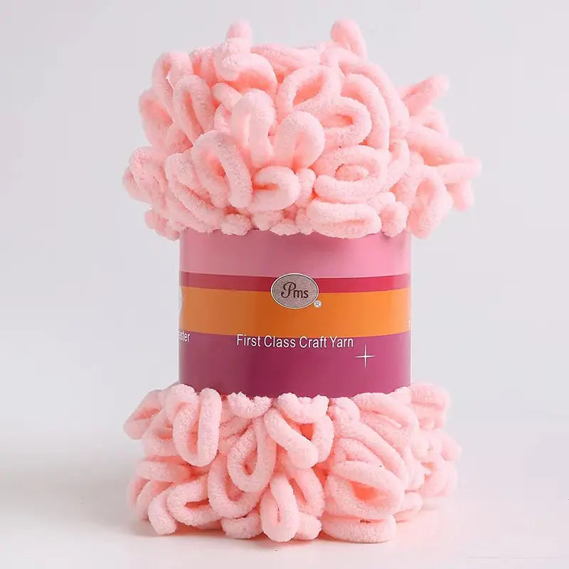 100% Polyester Finger Loops Crochet Yarn