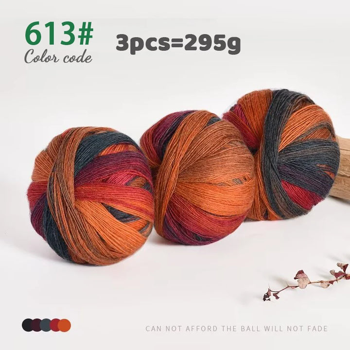295g Colorful Wool Yarn