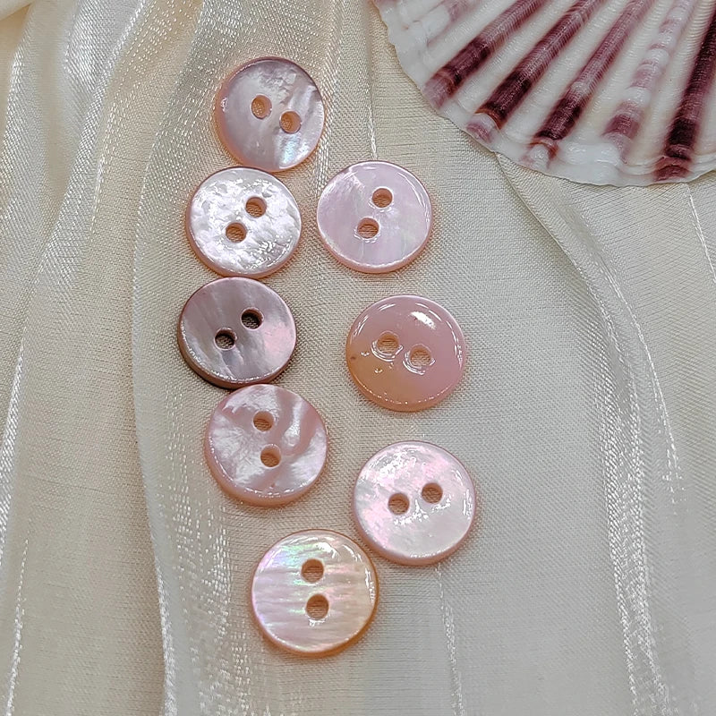 Koers 10MM Colorful Resin Shell Button - 10 PC