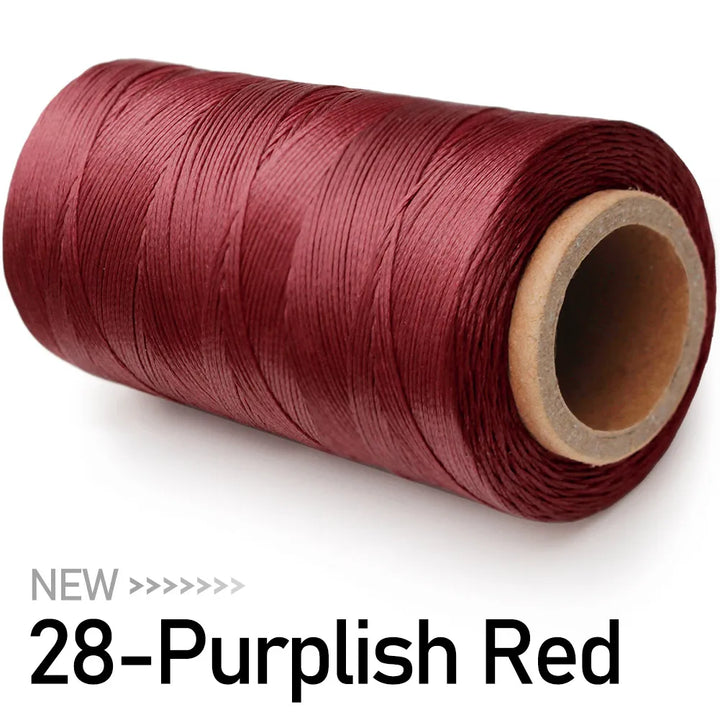 22 Colors / Flat Polyester Waxed Thread for Leather