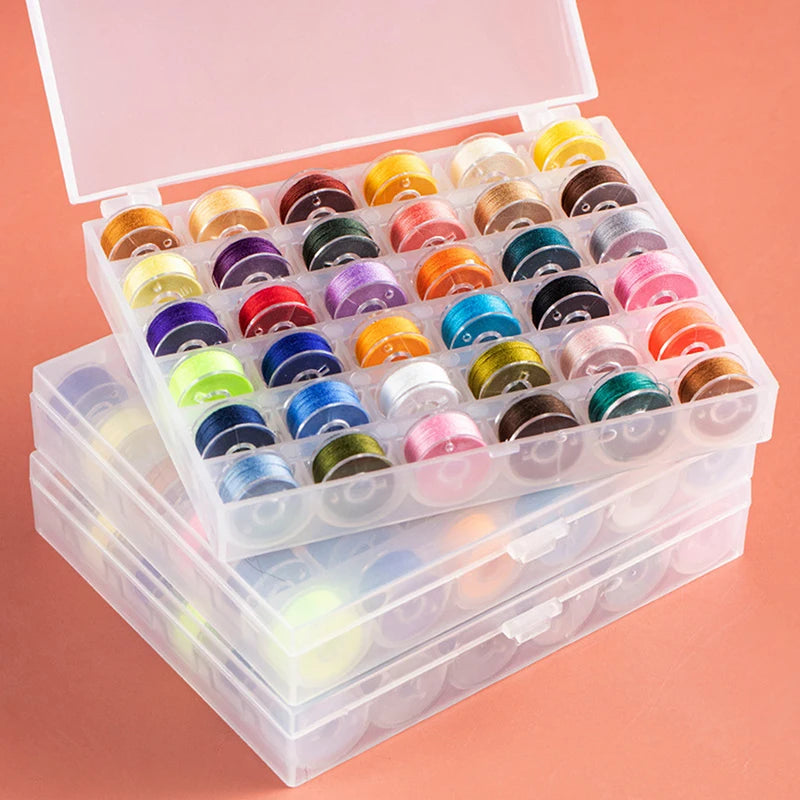 Multicolor Sewing Bobbins Box Set