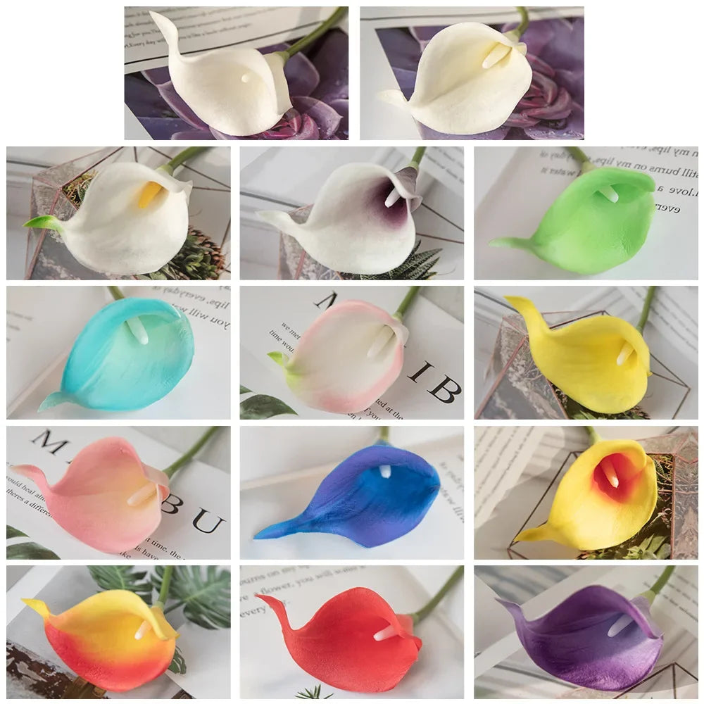 10pc Ciel Mini Calla Lily Artificial Flower