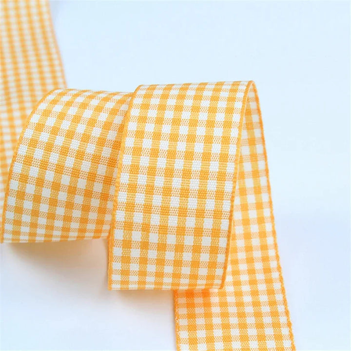 5 Yard / Polyester Plaid Decorative Ribbon Tape