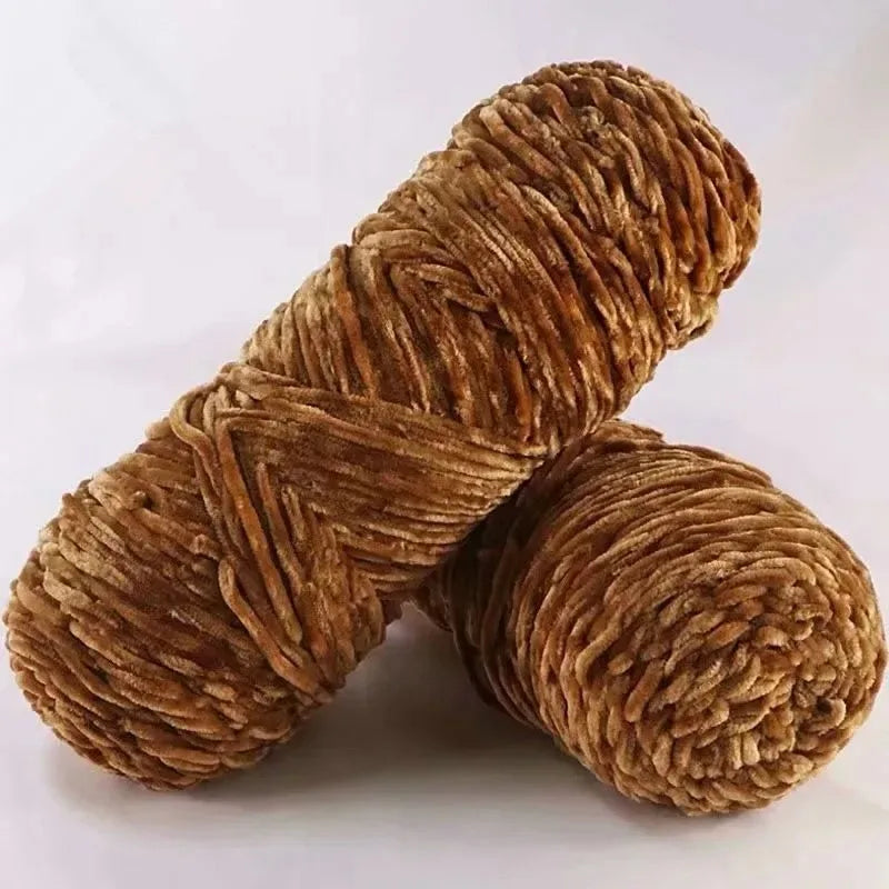 5PC/ Chenille Crochet Yarn
