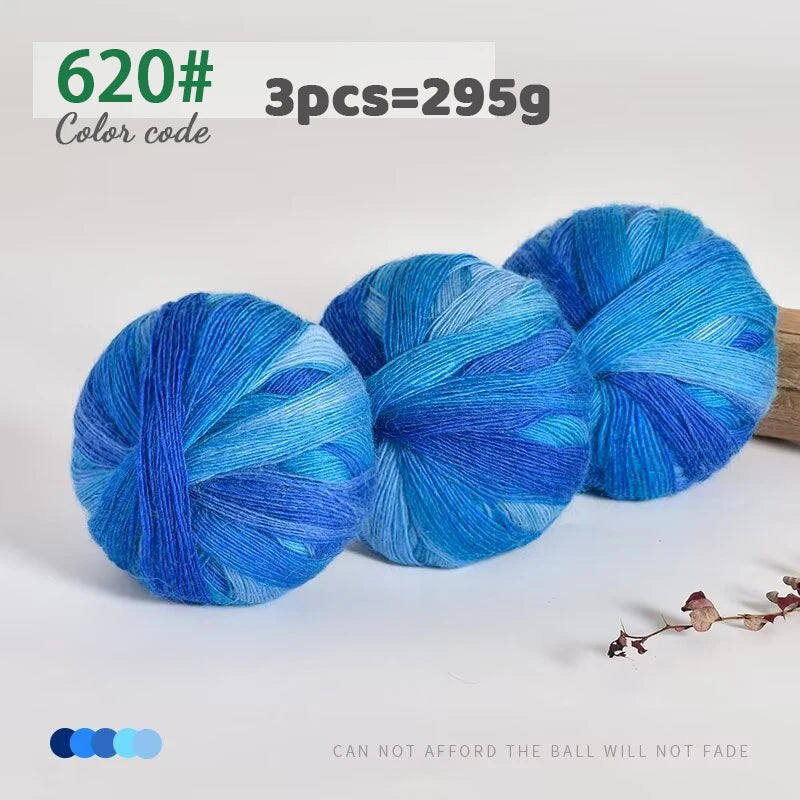 295g Colorful Wool Yarn