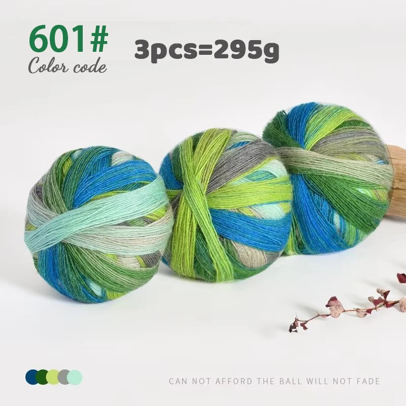 295g Colorful Wool Yarn