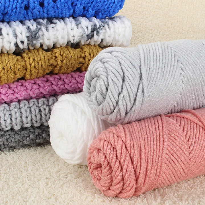 5 PC / Valentine's Milk Cotton Yarn