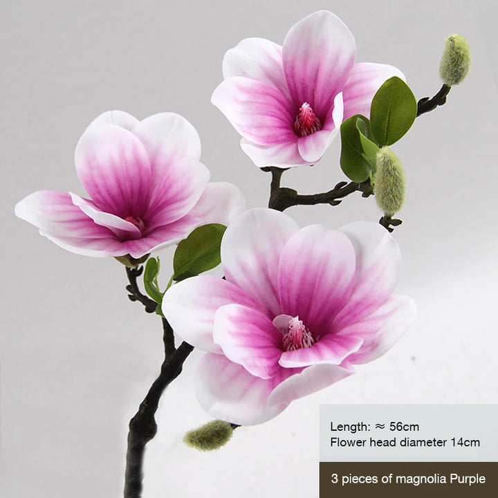 20" Faux Magnolia Branch